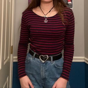 Striped Long-Sleeve Tee